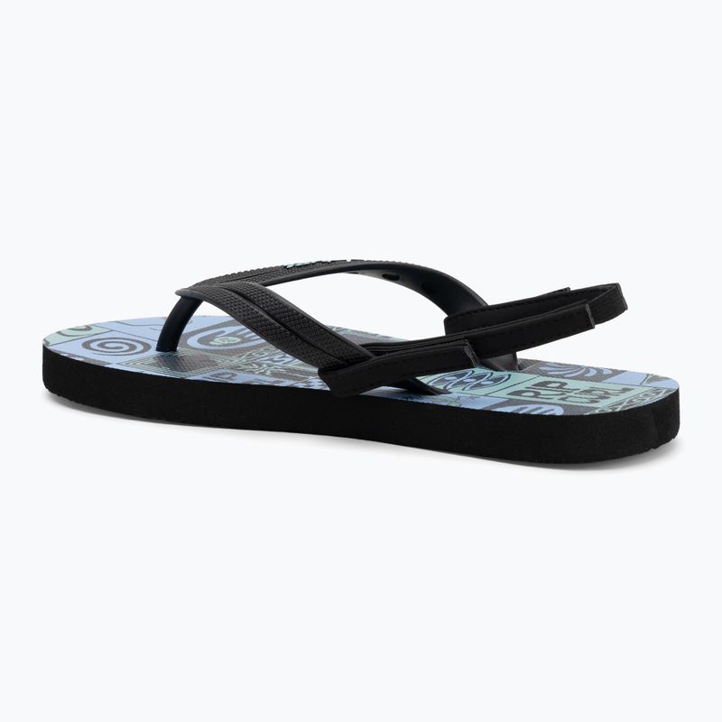 Detské žabky Rip Curl Grom Energy Bloom black/blue 3
