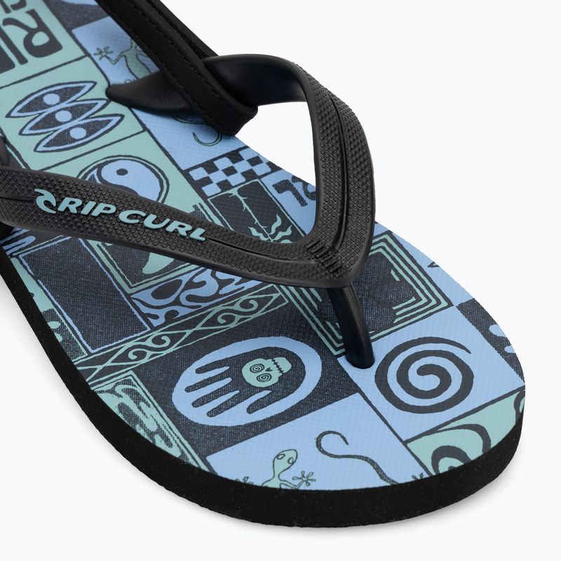 Detské žabky Rip Curl Grom Energy Bloom black/blue 7