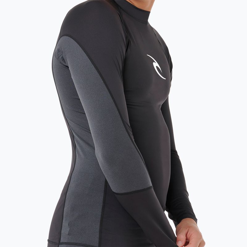 Pánske plavecké tričko s dlhým rukávom Rip Curl Waves Upf Perf black 6
