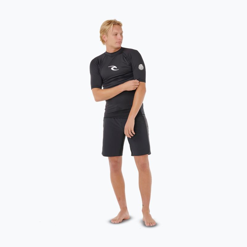 Pánske plavecké tričko Rip Curl Waves Upf Perf black 2