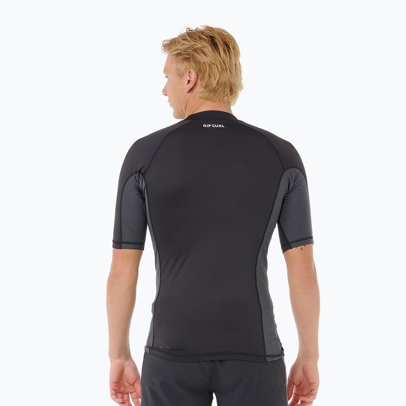 Pánske plavecké tričko Rip Curl Waves Upf Perf black 3