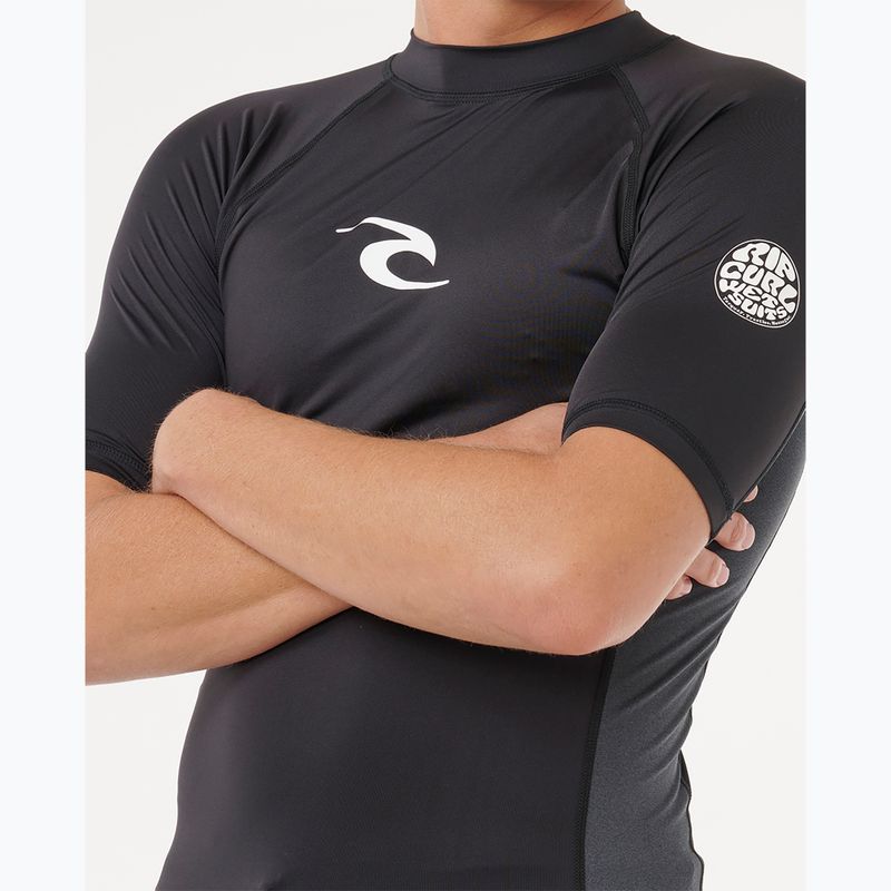 Pánske plavecké tričko Rip Curl Waves Upf Perf black 6