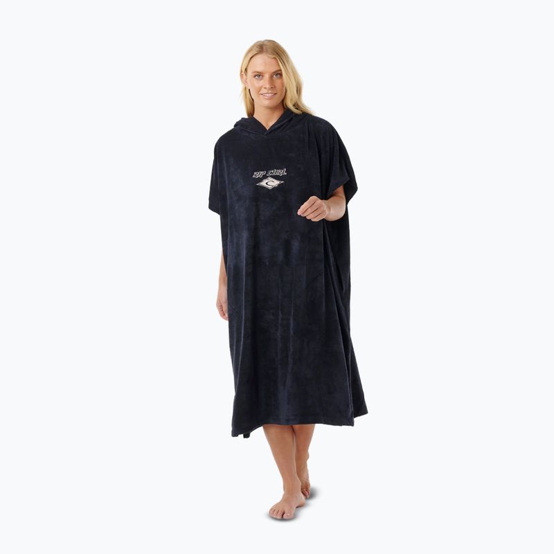 Dámske pončo Rip Curl Classic Surf Hooded black/off white 4