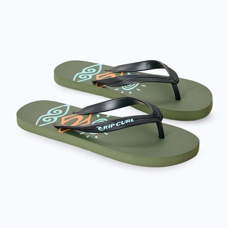 Detské žabky Rip Curl Sessions Bloom Open Toe olive 2