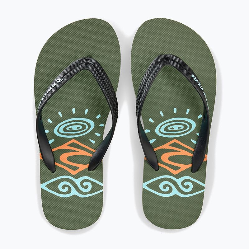 Detské žabky Rip Curl Sessions Bloom Open Toe olive 5