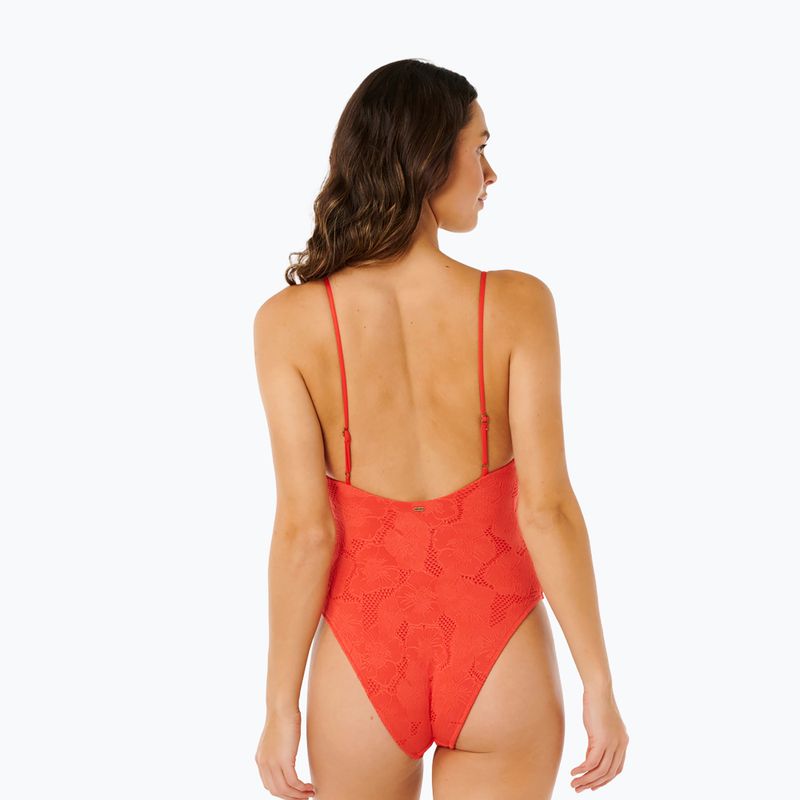 Dámske jednodielne plavky Rip Curl Oasis V Wire Multi Fit red 3