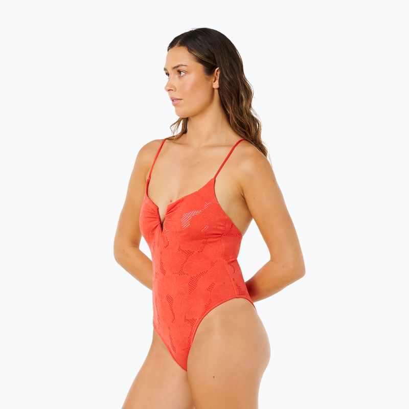 Dámske jednodielne plavky Rip Curl Oasis V Wire Multi Fit red 4
