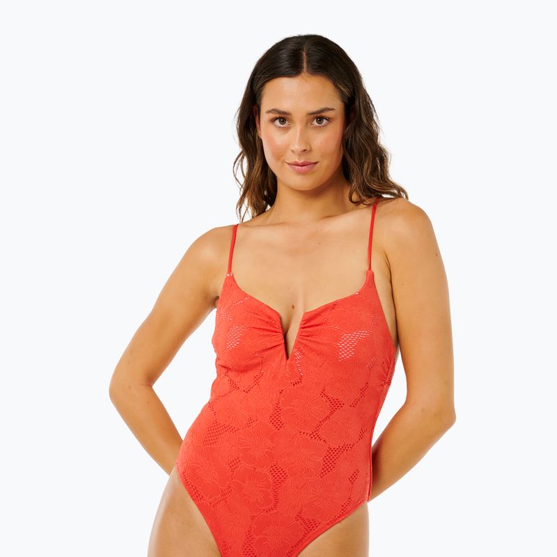 Dámske jednodielne plavky Rip Curl Oasis V Wire Multi Fit red 5