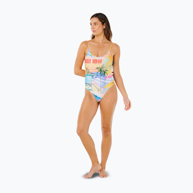 Dámske jednodielne plavky Rip Curl Hotel Malibu Cheeky multicolor 2