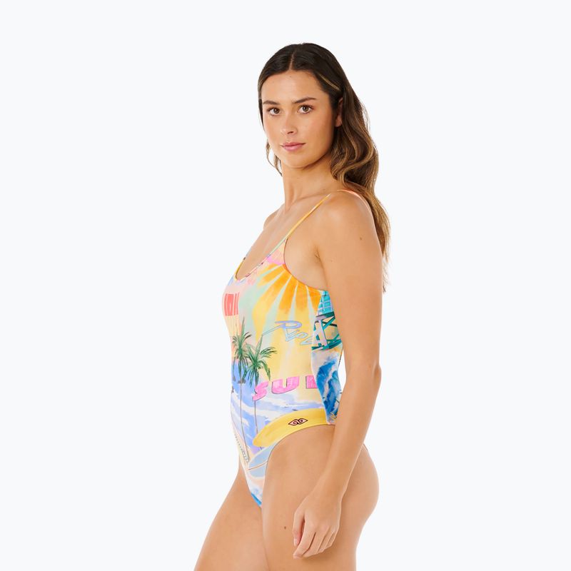 Spodný diel plaviek Rip Curl Hotel Malibu Cheeky multicolor 4