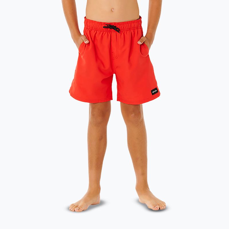 Detské plavkové šortky Rip Curl Offset Volley red 13