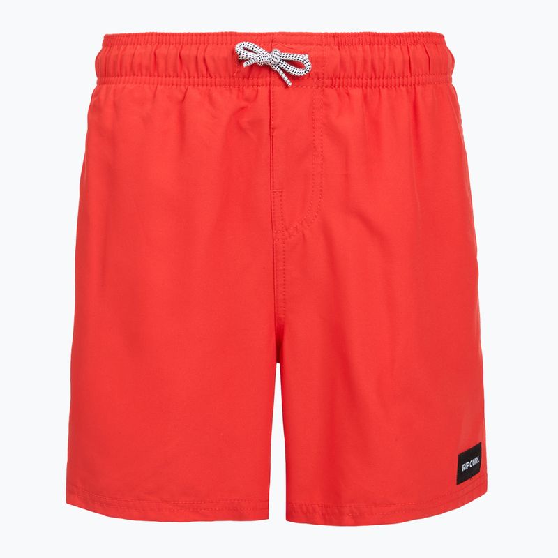 Detské plavkové šortky Rip Curl Offset Volley red 7