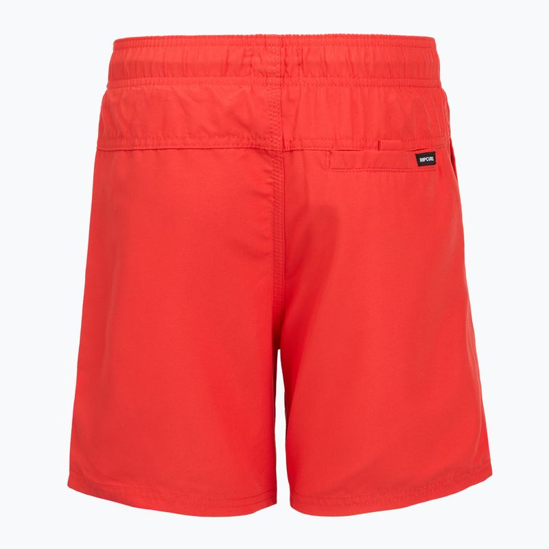 Detské plavkové šortky Rip Curl Offset Volley red 8