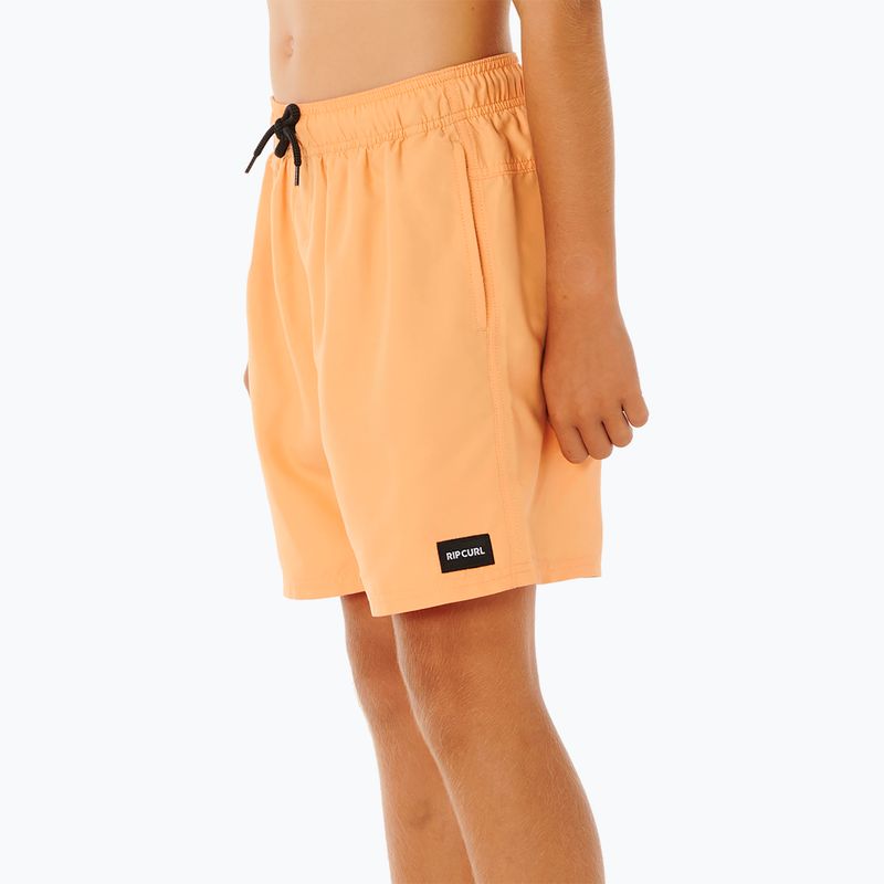 Detské plavkové šortky Rip Curl Offset Volley mandarin set 4