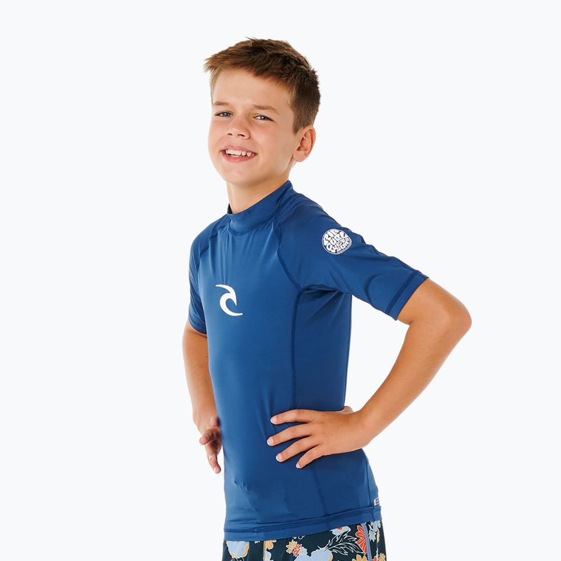 Detské plavecké tričko Rip Curl Waves Upf light navy 4