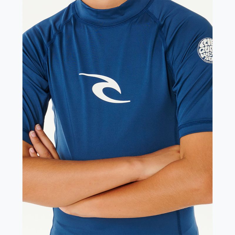 Detské plavecké tričko Rip Curl Waves Upf light navy 5