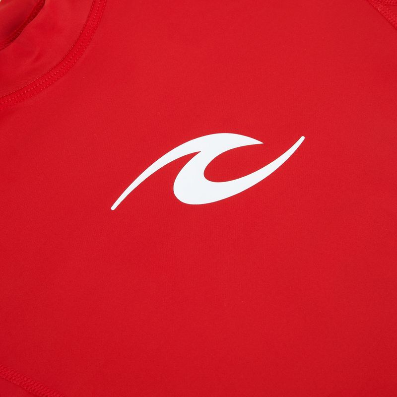 Detské plavecké tričko Rip Curl Waves Upf lava red 3
