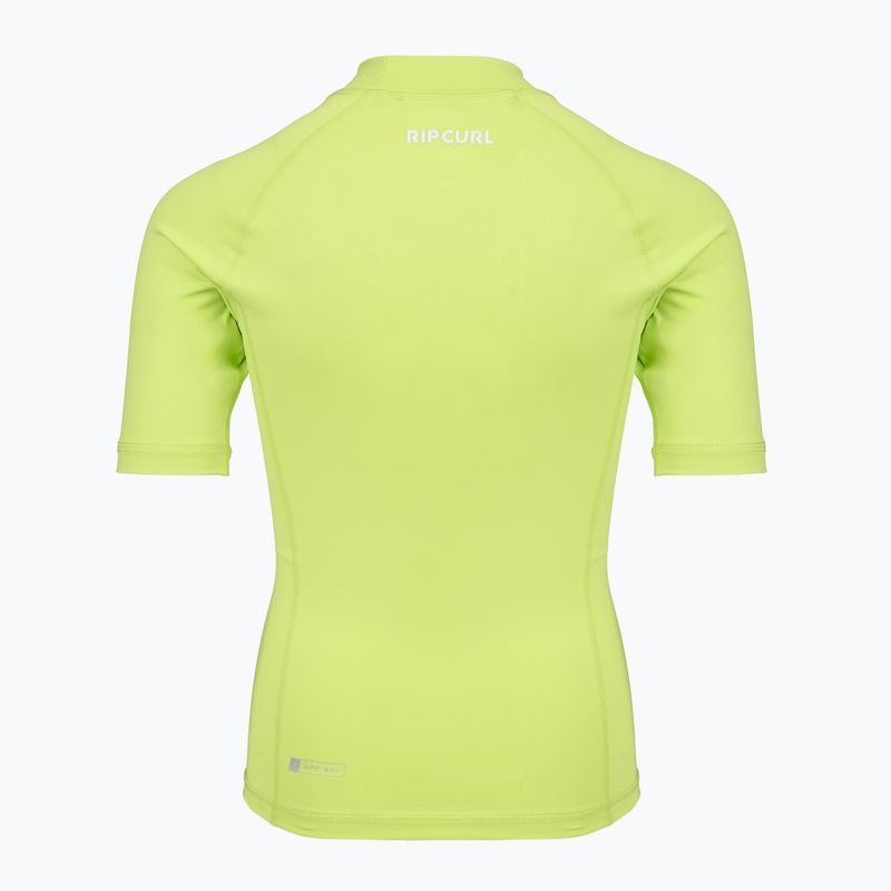 Detské plavecké tričko Rip Curl Waves Upf lime 2