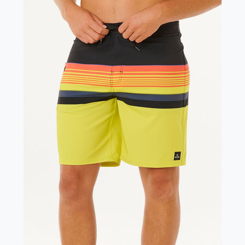 Pánske plavkové šortky Rip Curl Mirage Day Breaker 19 neon lime
