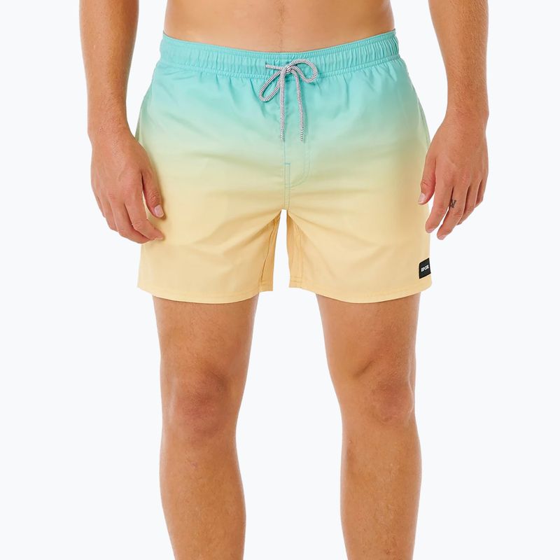 Pánske plavkové šortky Rip Curl Offset Fade Volley aqua