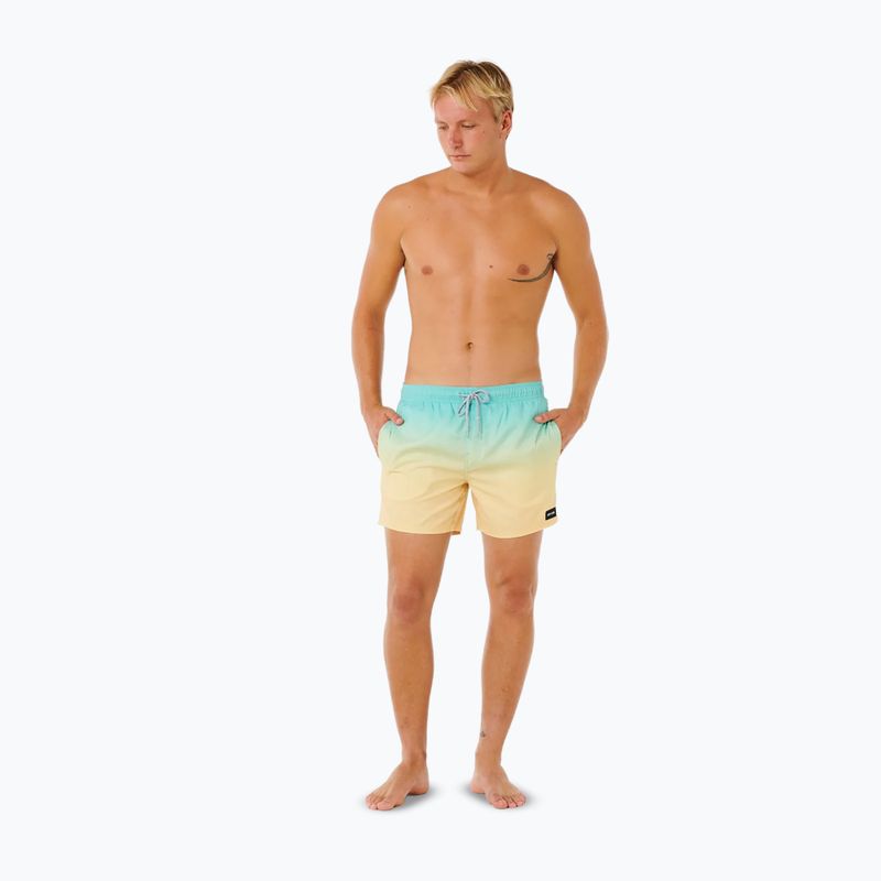 Pánske plavkové šortky Rip Curl Offset Fade Volley aqua 2