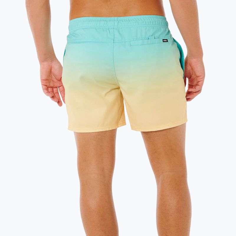 Pánske plavkové šortky Rip Curl Offset Fade Volley aqua 3