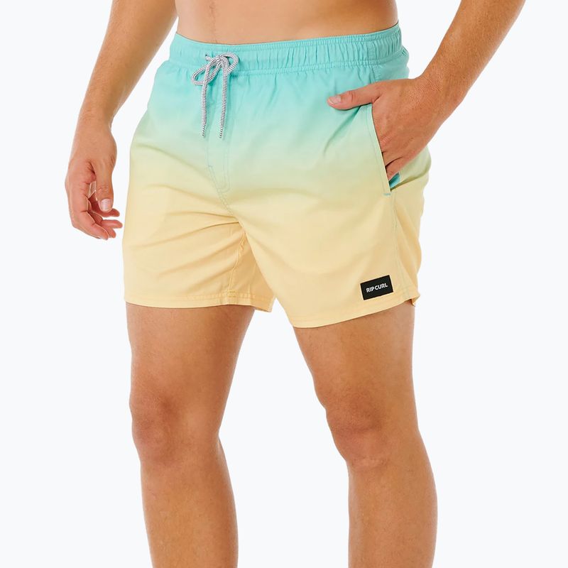 Pánske plavkové šortky Rip Curl Offset Fade Volley aqua 4