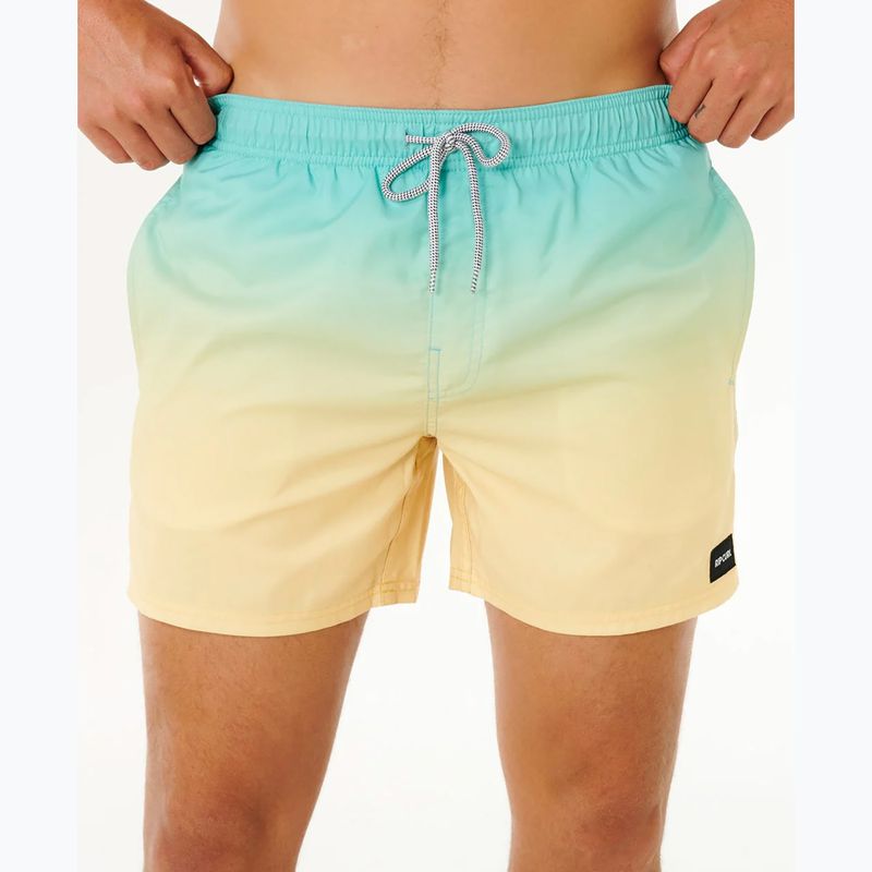 Pánske plavkové šortky Rip Curl Offset Fade Volley aqua 5