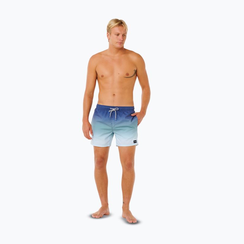 Pánske plavkové šortky Rip Curl Offset Fade Volley light navy 2