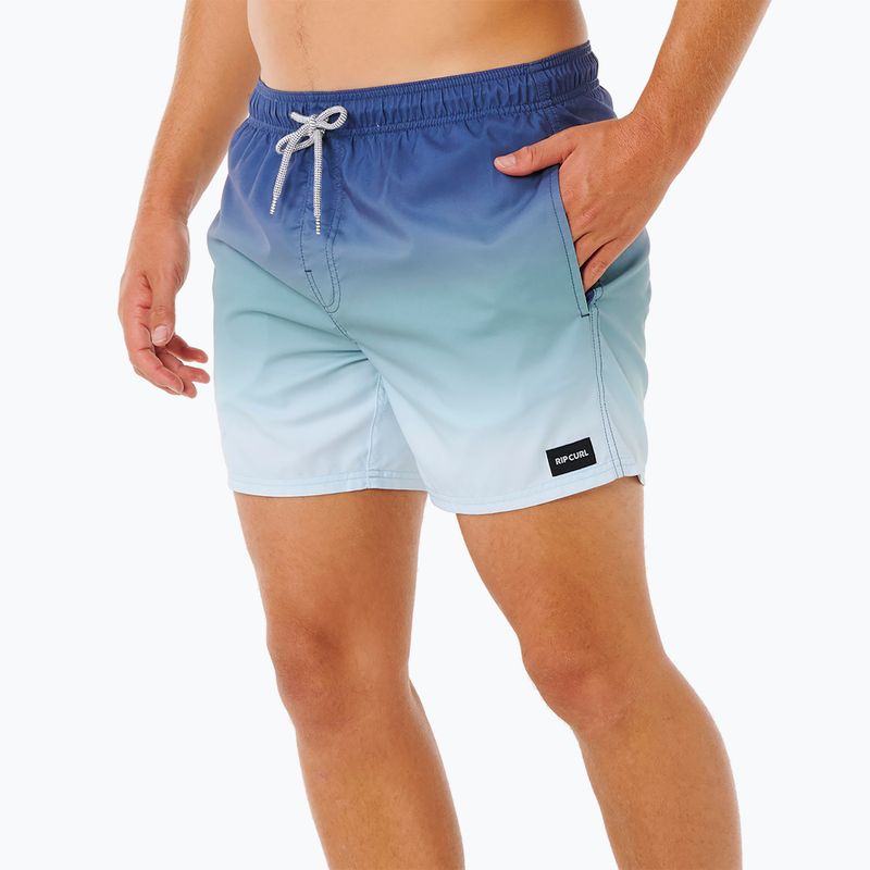 Pánske plavkové šortky Rip Curl Offset Fade Volley light navy 4
