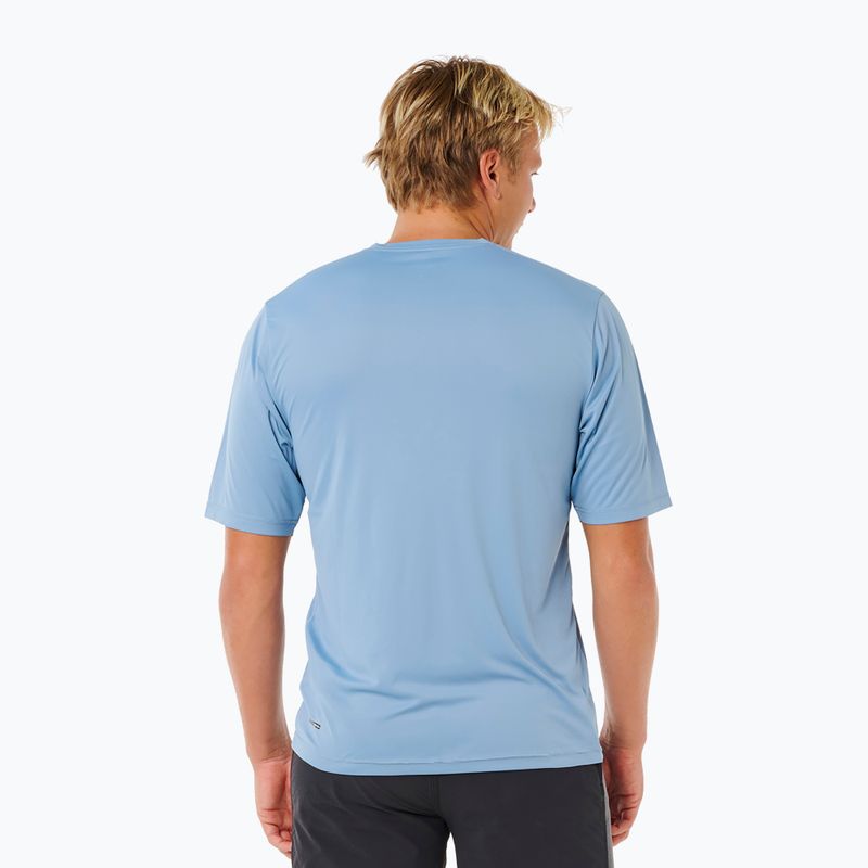 Pánske plavecké tričko Rip Curl Icons Of Surflite Upf faded denim 3