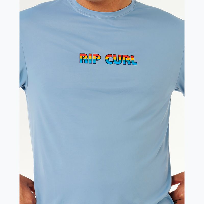 Pánske plavecké tričko Rip Curl Icons Of Surflite Upf faded denim 6