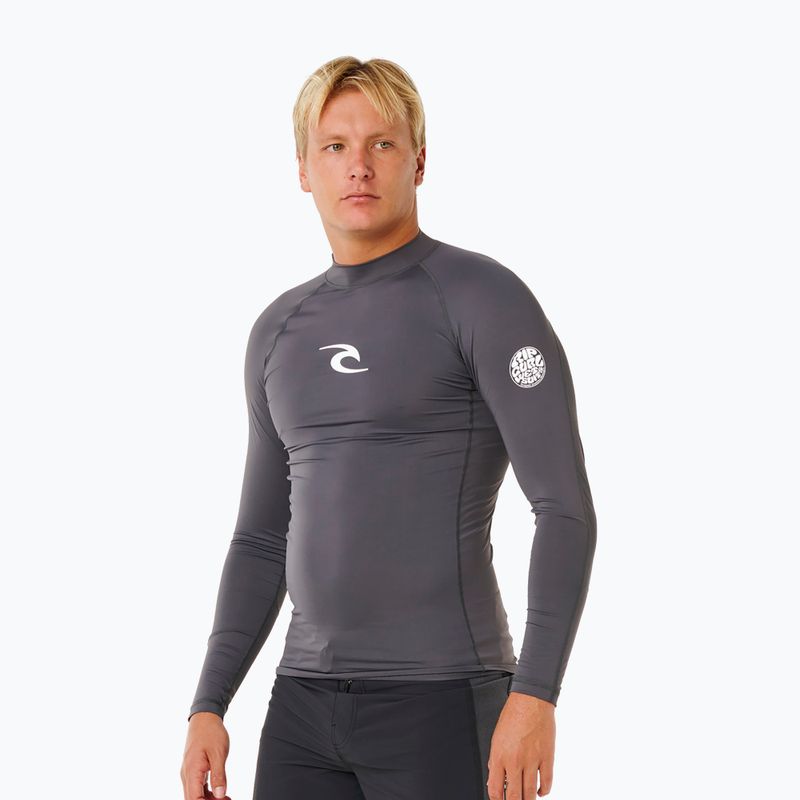 Pánske plavecké tričko s dlhým rukávom Rip Curl Waves Upf Perf charcoal grey 4