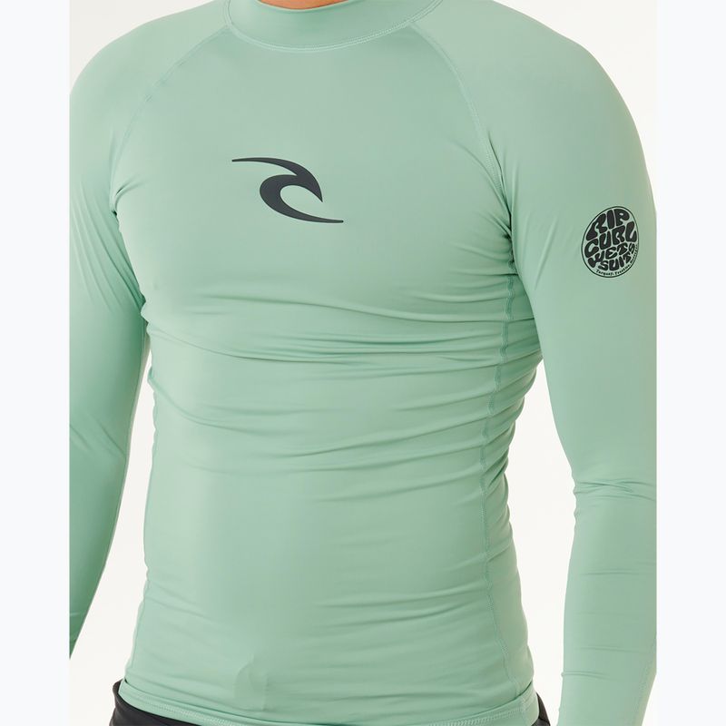 Pánske plavecké tričko s dlhým rukávom Rip Curl Waves Upf Perf aloe 6