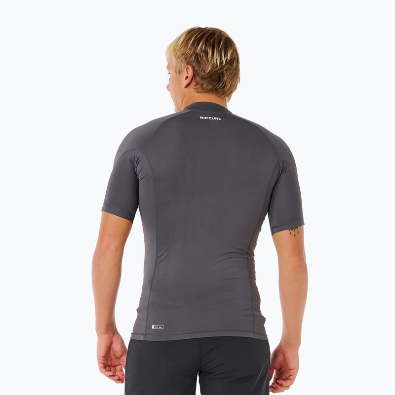 Pánske plavecké tričko Rip Curl Waves Upf Perf charcoal grey 3