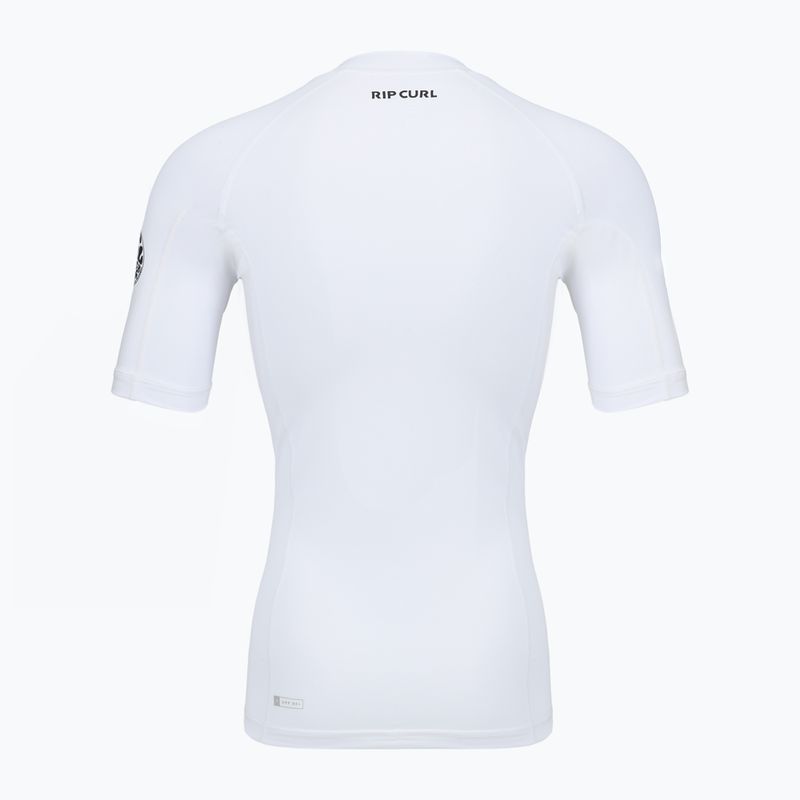 Pánske plavecké tričko Rip Curl Waves Upf Perf white 2