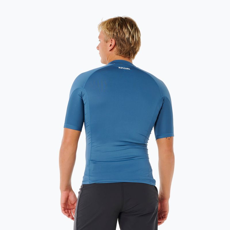 Pánske plavecké tričko Rip Curl Waves Upf Perf bluefin 3