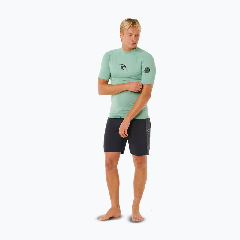 Pánske plavecké tričko Rip Curl Waves Upf Perf aloe 2