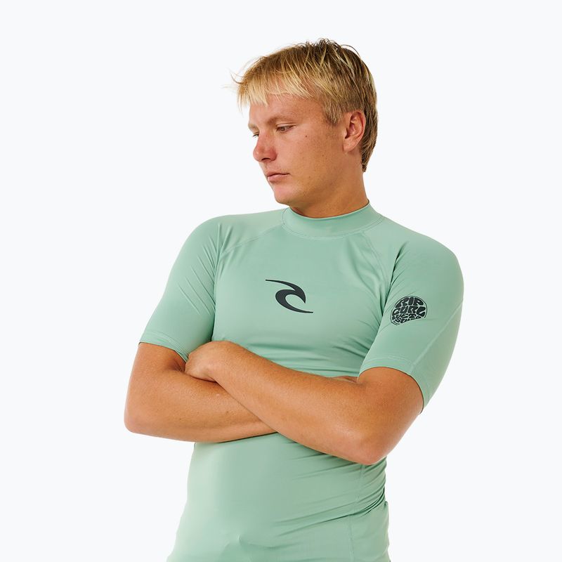 Pánske plavecké tričko Rip Curl Waves Upf Perf aloe 5