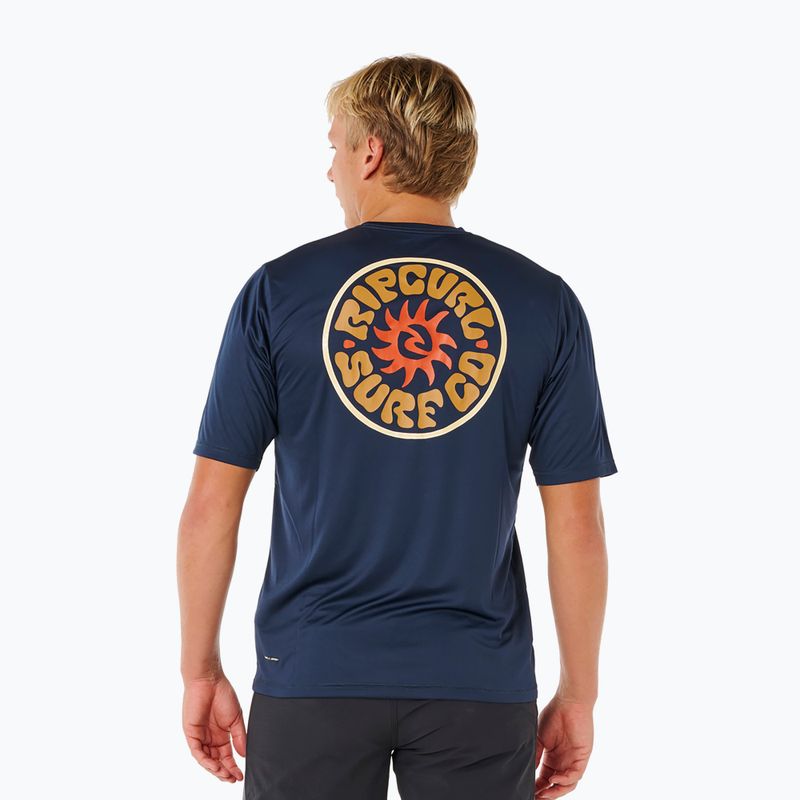 Pánske plavecké tričko Rip Curl Pacific Rinse Surflite Upf dark navy 4