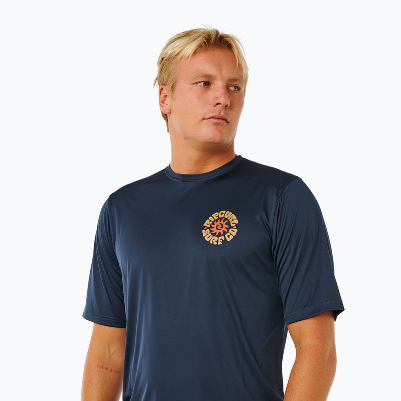Pánske plavecké tričko Rip Curl Pacific Rinse Surflite Upf dark navy 5