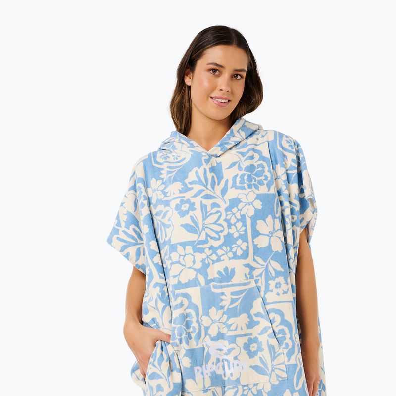 Dámske pončo Rip Curl Mixed Hooded Towel blissful blue 5