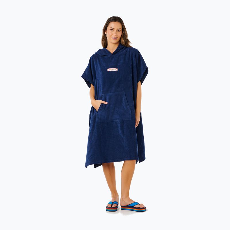 Dámske pončo Rip Curl Icon Hooded Towel dark navy 3