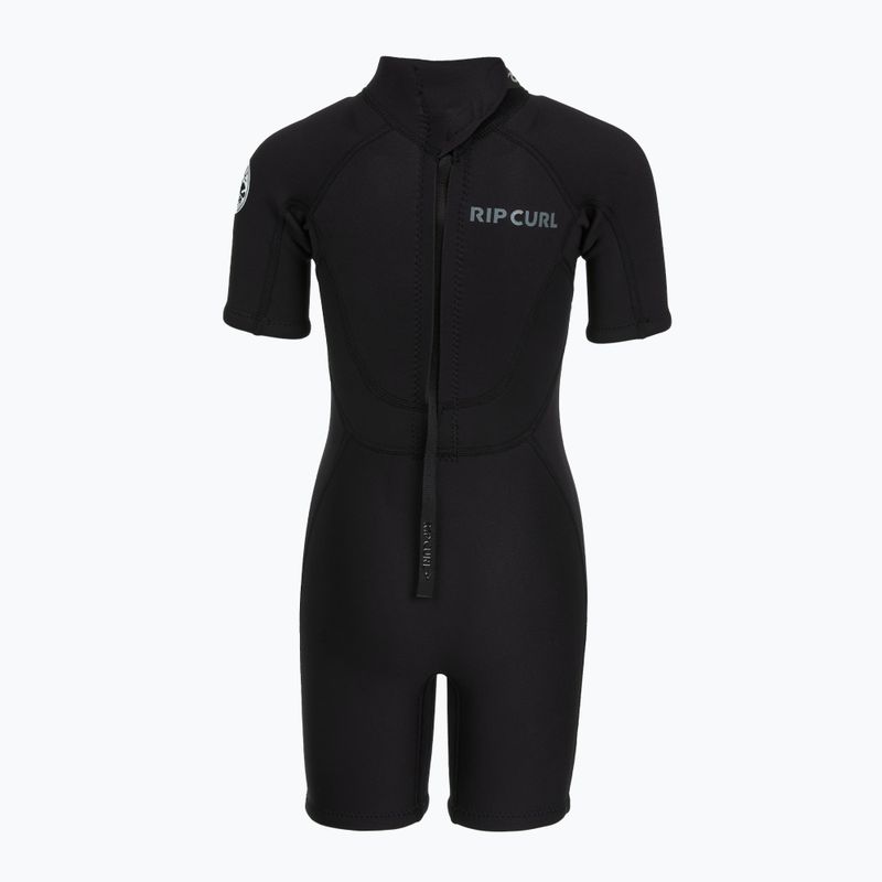 Detský plavecký neoprén Rip Curl Groms Trad 2/2 mm Back Zip Springsuit black 3