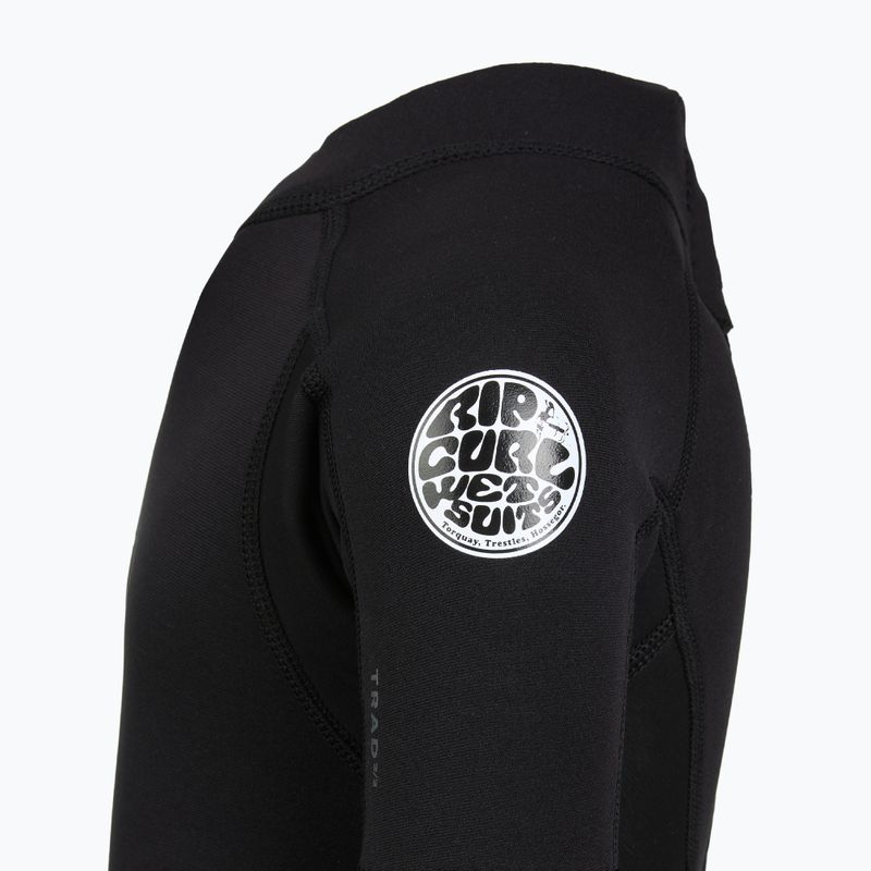 Detský plavecký neoprén Rip Curl Groms Trad 2/2 mm Back Zip Springsuit black 4