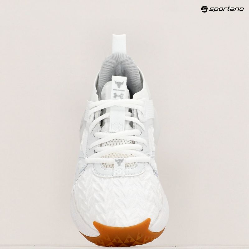 Dámska tréningová obuv Under Armour Project Rock 6 white/white/halo gray 9