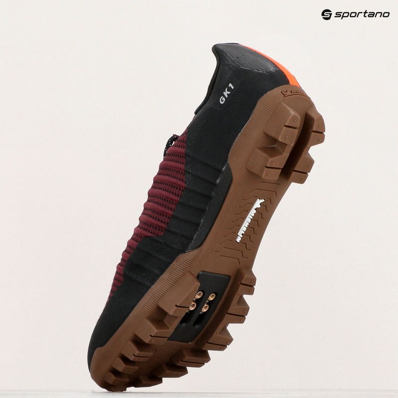Pánska MTB cyklistická obuv DMT GK1 black/bordeaux 9