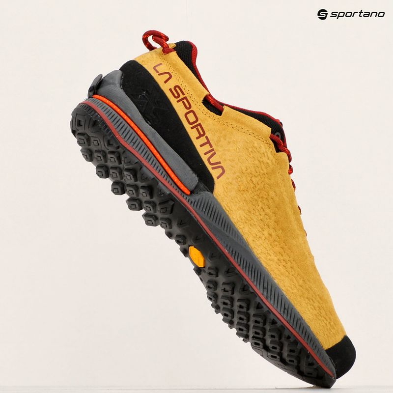 Pánska prístupová obuv La Sportiva TX2 Evo Leather savana/sangria 15