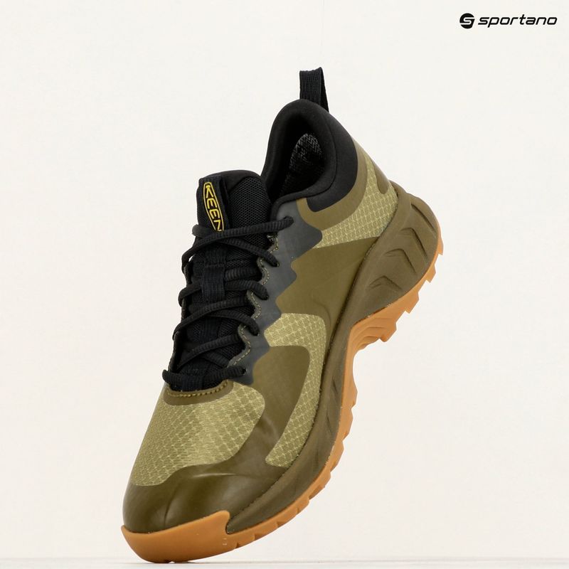 KEEN Versacore WP pánske turistické topánky dark olive/antique moss 9