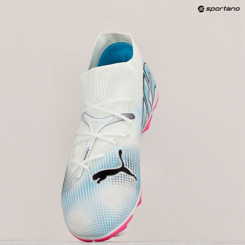 Detská futbalová obuv PUMA Future 7 Match FG/AG puma white/puma black/poison pink 15
